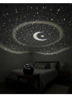 K-Yonlineticaret Fişli Yıldız Projektör Gece Lambası Müzikli