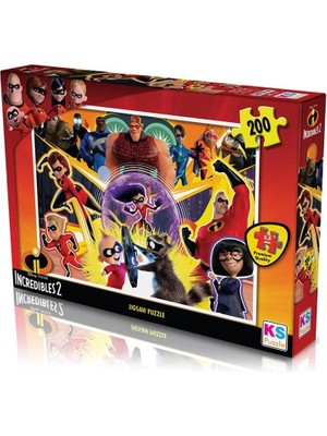 Belle Fusion Mey Ithalat® Ks Games 200 Parça Incredibles  Puzzle