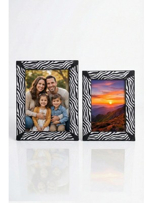 Fantastic Geniş Bordürlü Lüks Dokuma Çerçeve Serisi - 15X21 cm Fotoğraf Uyumlu (20X26 Cm)