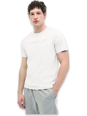 Lumberjack 6m ml Ulrich 11ID1-100 6fx Kırık Beyaz Unisex T-Shirt