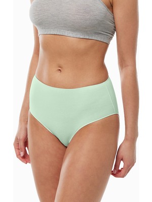 Malabadi Kadın Yeşil 2 Li Paket Modal Yüksek Bel Slip Külot 1955