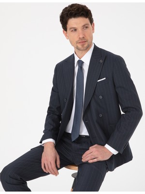 Pierre Cardin Erkek Lacivert Ex. Slim Fit Takım Elbise 50319630-VR033