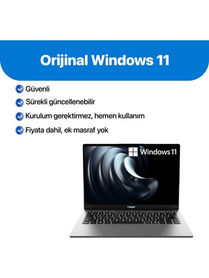Casper Nevopro 14" 300NIT Series 2 Core 5-210H 32GB DDR5 2TB W11 Pro NP40.210H-DX00R-G-F