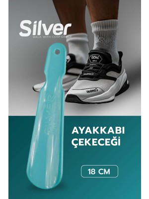 Silver Plastik Ayakkabı Çekeceği Kereta 18 cm