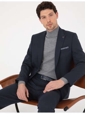 Pierre Cardin Erkek Lacivert Slim Fit Takım Elbise 50324264-VR033