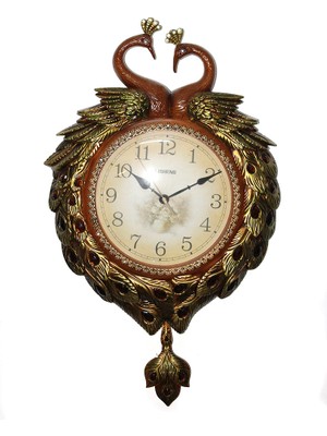 Calperia Duvara Asmalı Tavuskuşu Saat