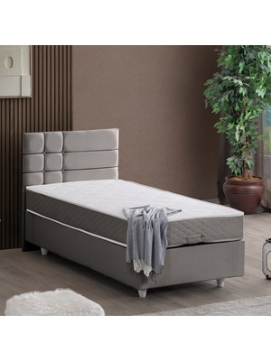 Setay Almada Ikili Set Tek Kişilik, Baza Başlık - Gri