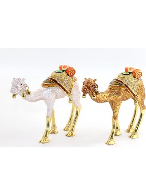 Calperia Taşlı Tekli Deve Figürü