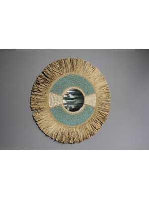 Calperia Hasırlı Duvar Aynası