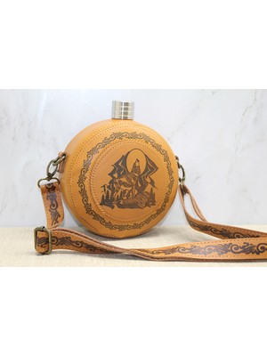 Calperia Deri Kılıflı Matara