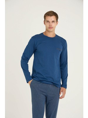 Kly Erkek O. Yaka Pijama Takımı Konforlu Uyku