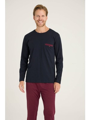 Kly Erkek O. Yaka Pijama Takımı Konforlu Uyku