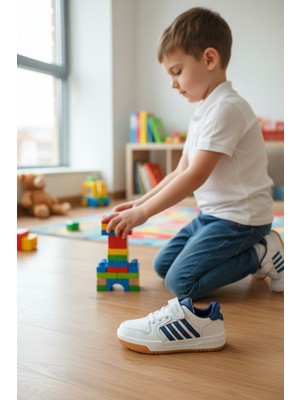 Enoch Çocuk Ayakkabı Kaymaz Kauçuk Tabanlı ve Kolay Giyim
