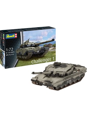 Revell Maket Model Kit Askeri Araçlar Challenger 1 3365