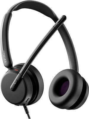 Epos Impact 460 Stereo Usb-A & Usb-C Kablolu Ofis Kulaklığı – Gürültü Engelleyici Mikrofonlu, Profesyonel Çağrı Merkezi ve Toplantı Headset