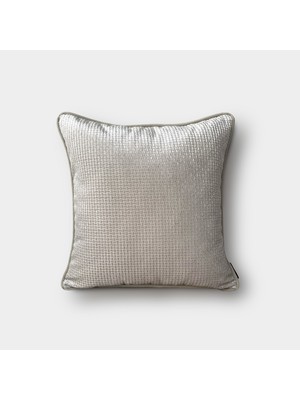 Lidoma Home "rona" Desenli Kırlent Kılıfı - 45X45 - Krem