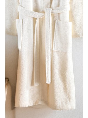 Talu Kapşonlu Kadın ve Erkek Bornoz %100 Pamuk | Dayanıklı | Hızlı Kuruma | Yumuşacık Konfor