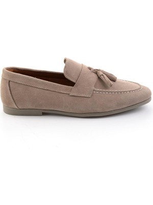 Bambi Kum Hakiki Deri Erkek Loafer Ayakkabı E01594456502