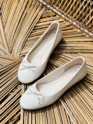 Bilener Ce&ce Istanbul 01 Kadın Hakiki Deri Fiyonklu Günlük Babet Bej