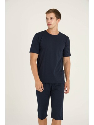 Kly Erkek O.yaka Kapri Takım Şık Tasarım 2054