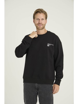 Kly %100 Pamuk Erkek O Yaka Sweat-Shirt Klasik Şıklık ve Konfor Bir Arada S501