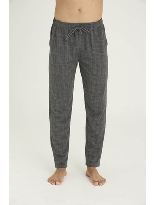 Kly Erkek Dört Mevsim Jakar Tek Pantolon Pijama Altı Dış Giyim