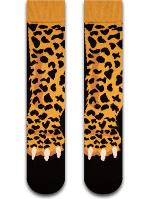 Neşeli Çoraplar Leopar Pencesi Unisex Çorap