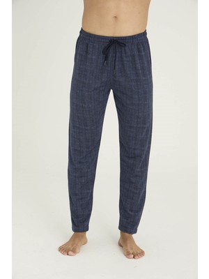 Kly Erkek Dört Mevsim Jakar Tek Pantolon Pijama Altı Dış Giyim