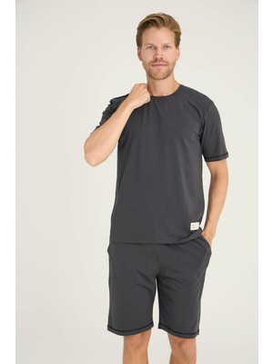 Kly Erkek O.yaka Şortlu Takım Modern Tasarım 2023