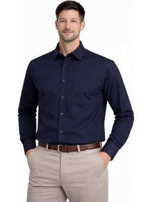 Fabio Cassani Uzun Kol Klasik Erkek Dacron Gömlek 7550