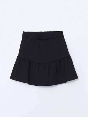 Lc Waikiki Yeni Sezon Beli Lastikli Kız Çocuk Şort Etek