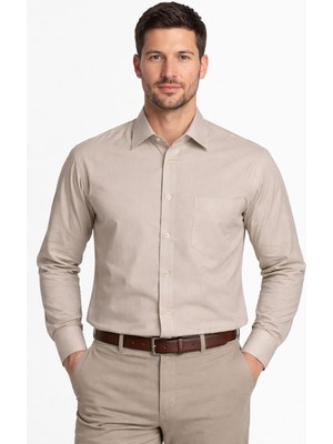 Fabio Cassani Uzun Kol Klasik Erkek Dacron Gömlek 7550