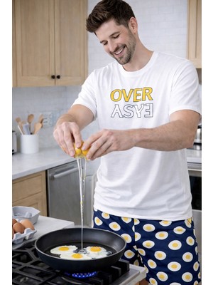 Koza İç Giyim Erkek Pamuklu Baskılı Cepli Şortlu Pijama Takımı