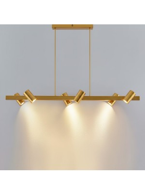 Ronisu Aydınlatma Rosaline 6 Spot Başlıklı Sıralı Avize Ra-Avz- 9137-82-64