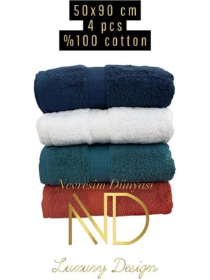 Eco Lounge Nevresim Dünyası 50X100 4'lü Havlu Prime 1
