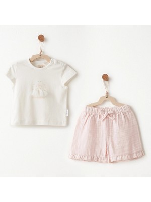 Andywawa Kız Bebek Takım 2 Parça Set Muslın ANW-AC26619