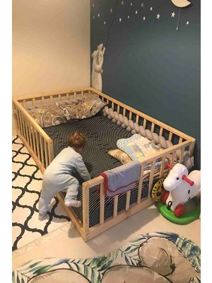 BRK Design Montessori Çocuk Yatağı Ahşap