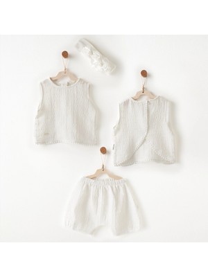 Andywawa Kız Bebek Takım 3 Parça Set ANW-AC26643