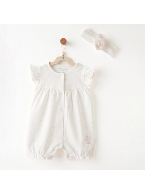 Andywawa Kız Bebek Tulum Takım Romper Band Set Summer Tiıme ANW-AC26504