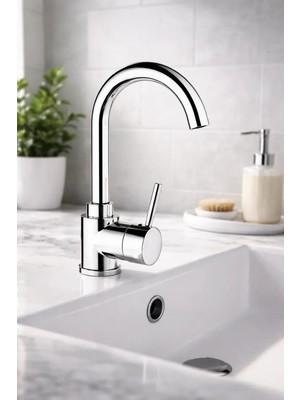 Sardıcı Lavabo Bataryası Sıcak Soğuk Çift Su Girişli Banyo Bataryası