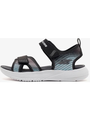 Skechers Microspec-Splash Büyük Erkek Çocuk Siyah Sandalet 407034L Bksl