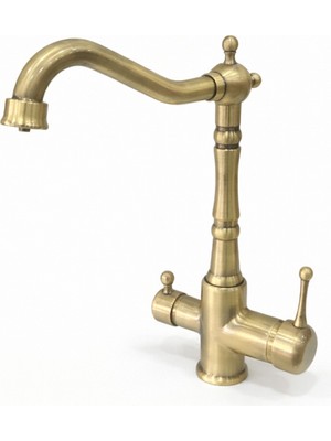 Fkn Vintage Antik Arıtmalı Eviye Bataryası