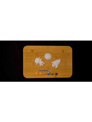 DS Tasarım Çocuk Boyama Seti - Aktivite Seti - Gezegen / Astranot / Uzay Mekiği
