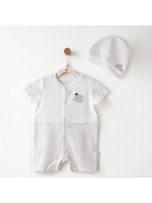 Andywawa Erkek Bebek Tulum Takım Romper Hat Set ANW-AC26591