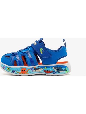 Skechers Play Scene Splash Küçük Erkek Çocuk Mavi Sandalet 407041N Ltbl
