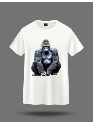 Karaoğlu Goril Baskılı Penye Tişört