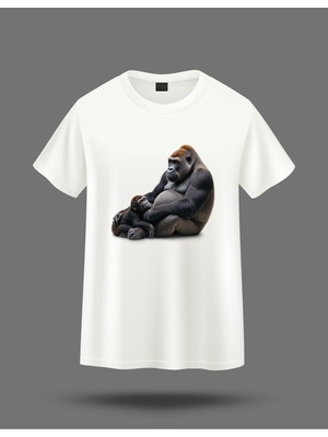 Karaoğlu Goril Baskılı Penye Tişört