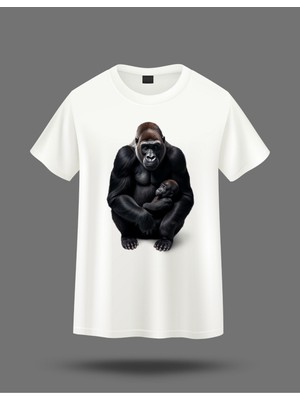 Karaoğlu Goril Baskılı Penye Tişört