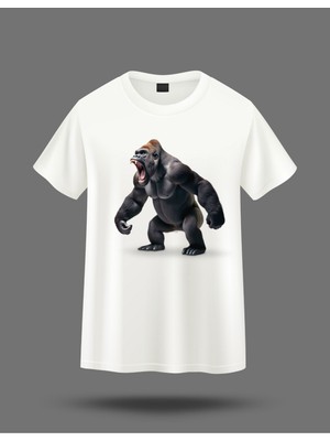 Karaoğlu Goril Baskılı Penye Tişört