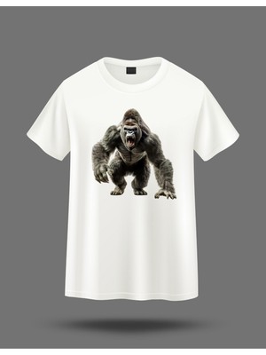 Karaoğlu Goril Baskılı Penye Tişört